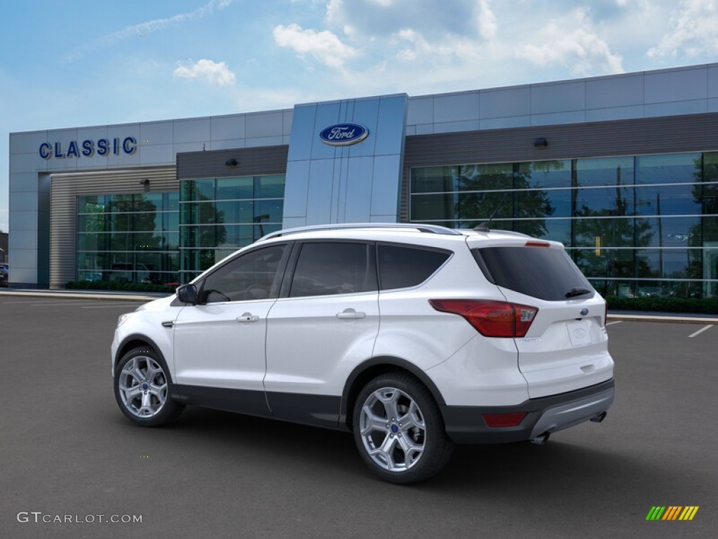 2019 Escape Titanium 4WD - White Platinum / Chromite Gray/Charcoal Black photo #4