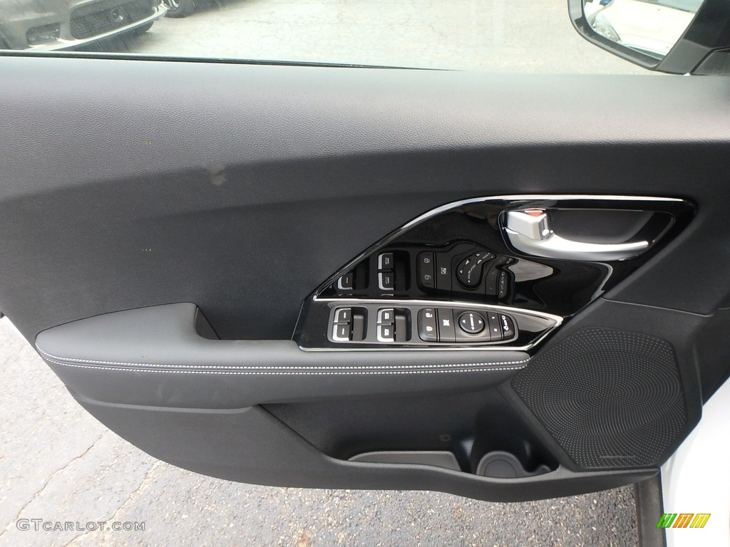 2019 Kia Niro S Touring Hybrid Black Door Panel Photo #134981891