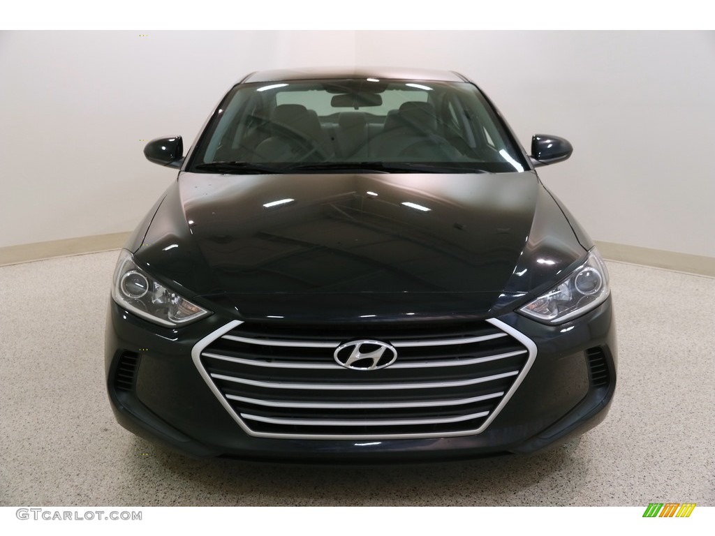 2018 Elantra SE - Phantom Black / Gray photo #2