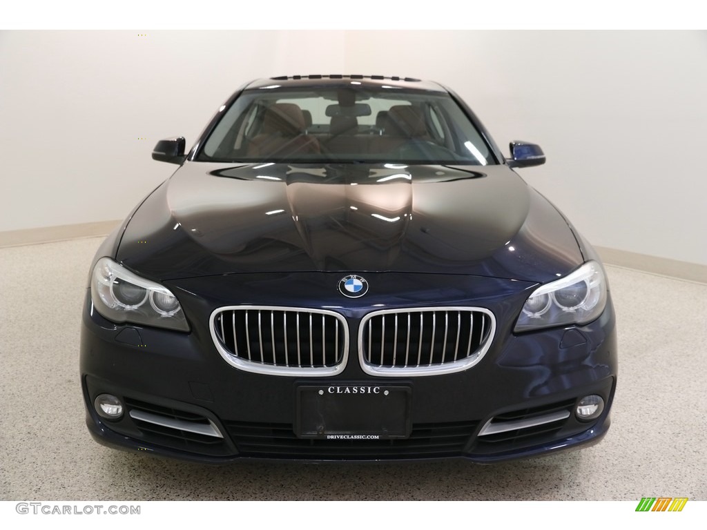 2016 5 Series 528i xDrive Sedan - Imperial Blue Metallic / Cinnamon Brown photo #2