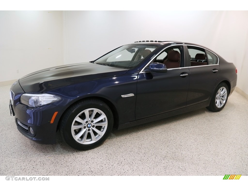 2016 5 Series 528i xDrive Sedan - Imperial Blue Metallic / Cinnamon Brown photo #3