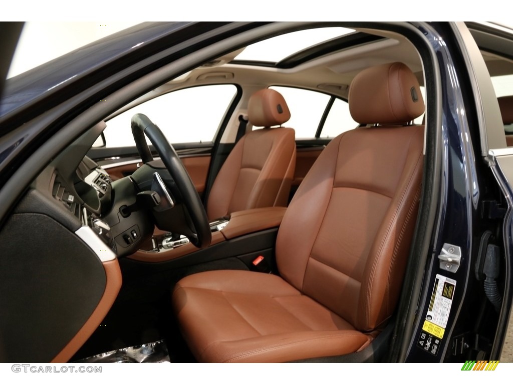 2016 5 Series 528i xDrive Sedan - Imperial Blue Metallic / Cinnamon Brown photo #5