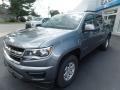 2018 Satin Steel Metallic Chevrolet Colorado WT Crew Cab 4x4  photo #3