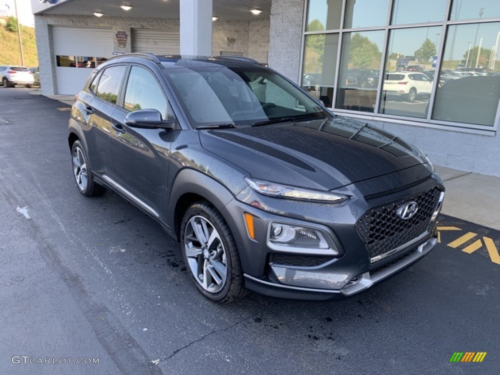 Thunder Gray 2020 Hyundai Kona Limited AWD Exterior Photo #134990394