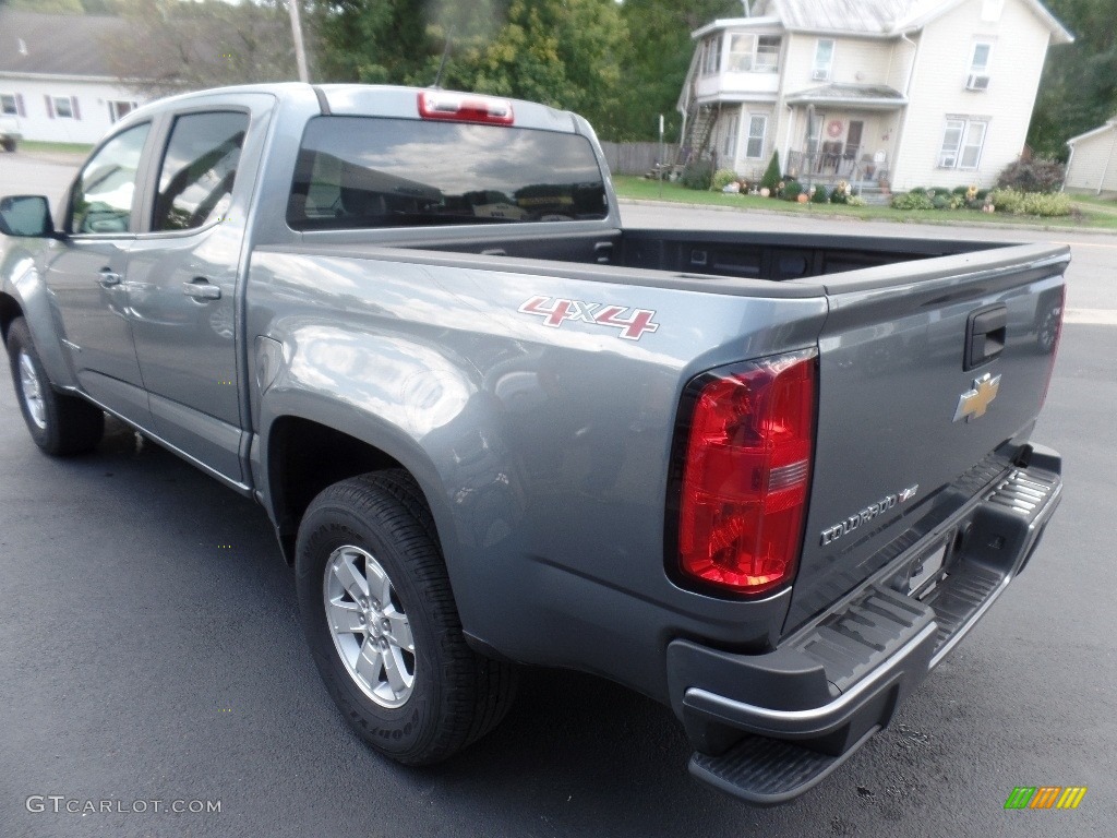 2018 Colorado WT Crew Cab 4x4 - Satin Steel Metallic / Jet Black/Dark Ash photo #6