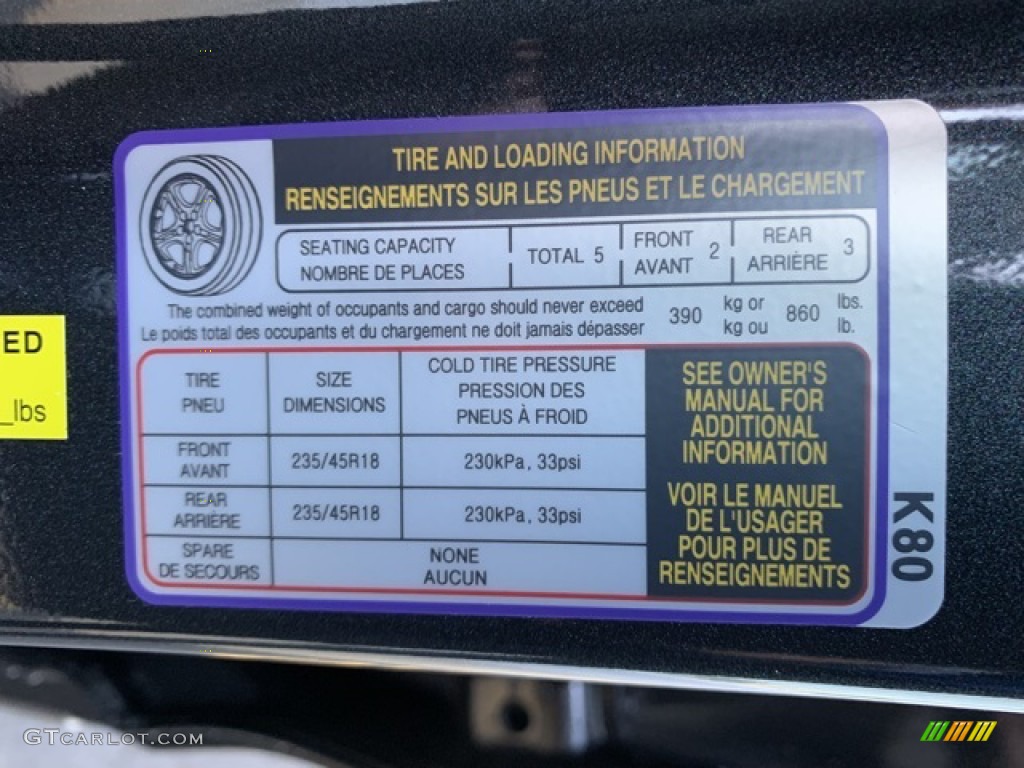 2020 Hyundai Kona Limited AWD Info Tag Photo #134990495
