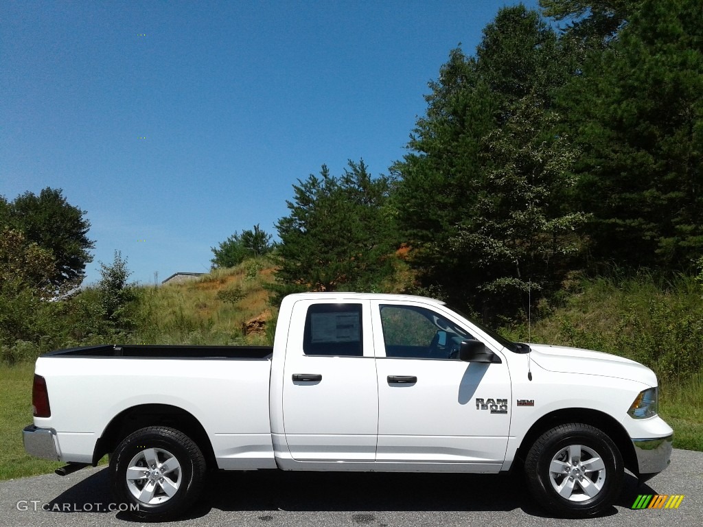 2019 1500 Classic Tradesman Quad Cab 4x4 - Bright White / Black/Diesel Gray photo #5