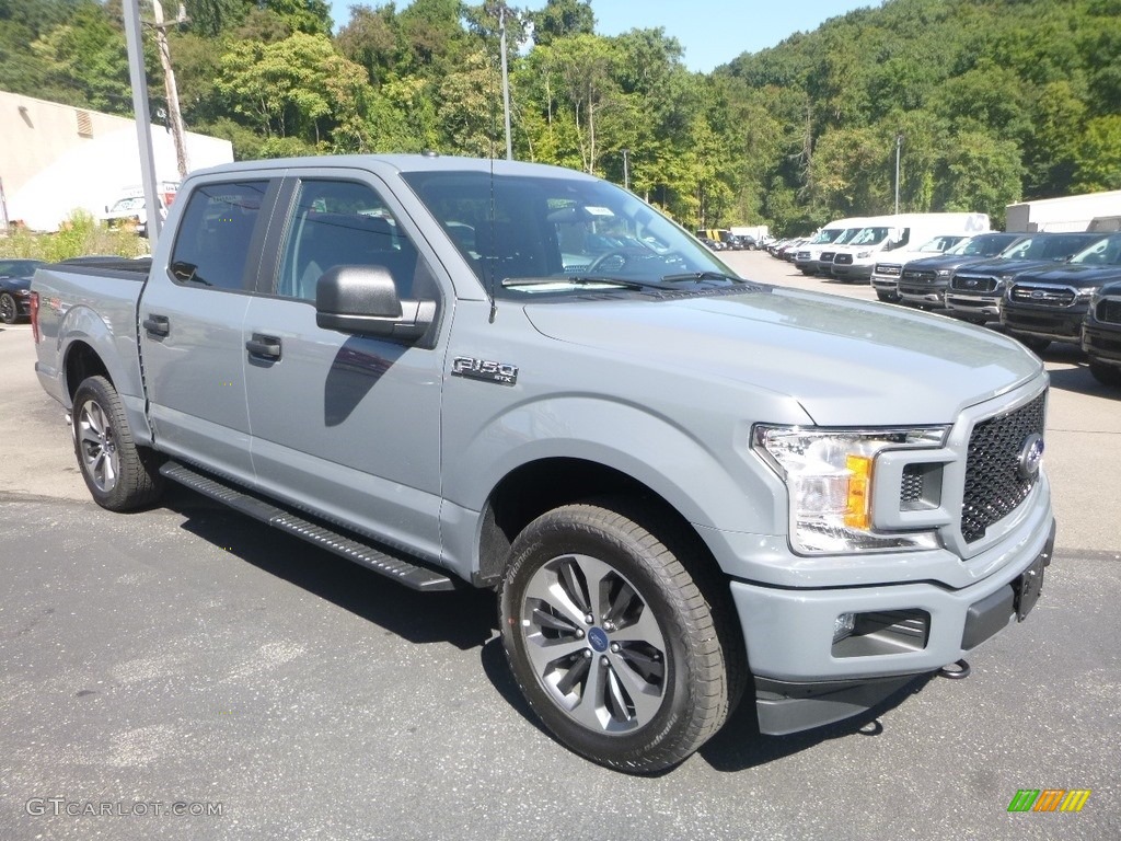 2019 F150 XL SuperCrew 4x4 - Agate Black / Earth Gray photo #3