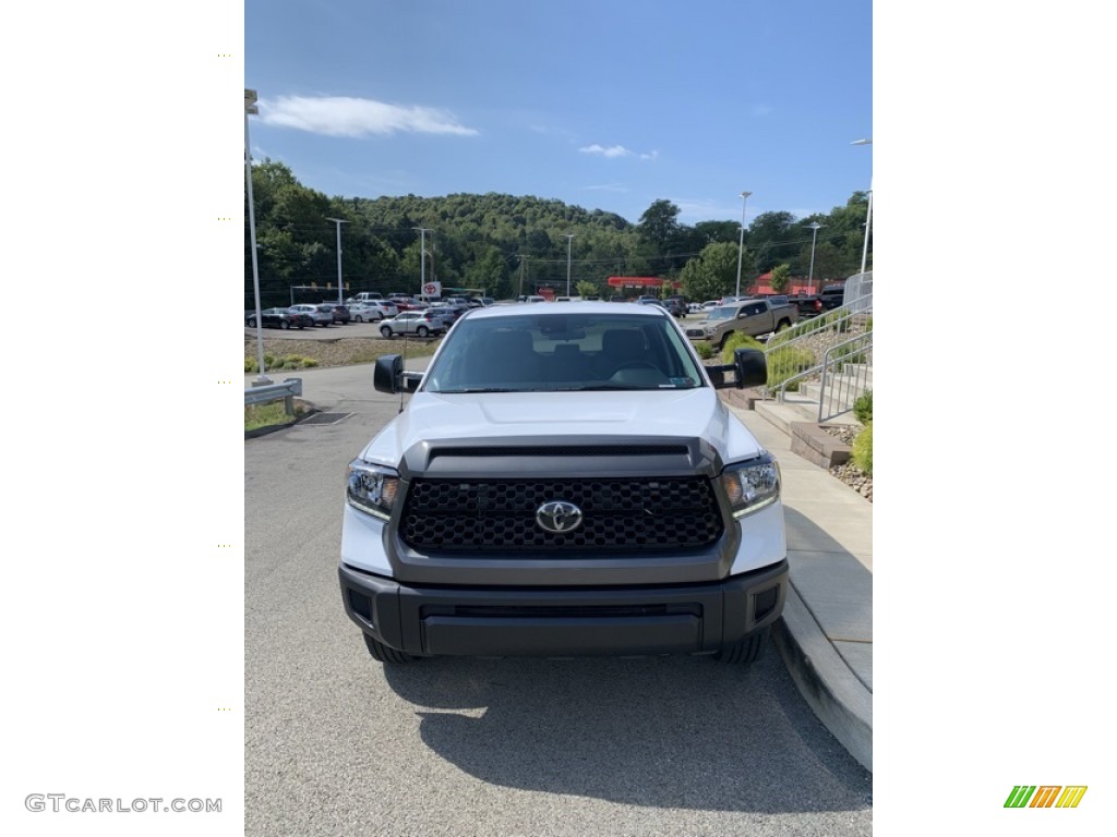 2019 Tundra SR Double Cab 4x4 - Super White / Graphite photo #3