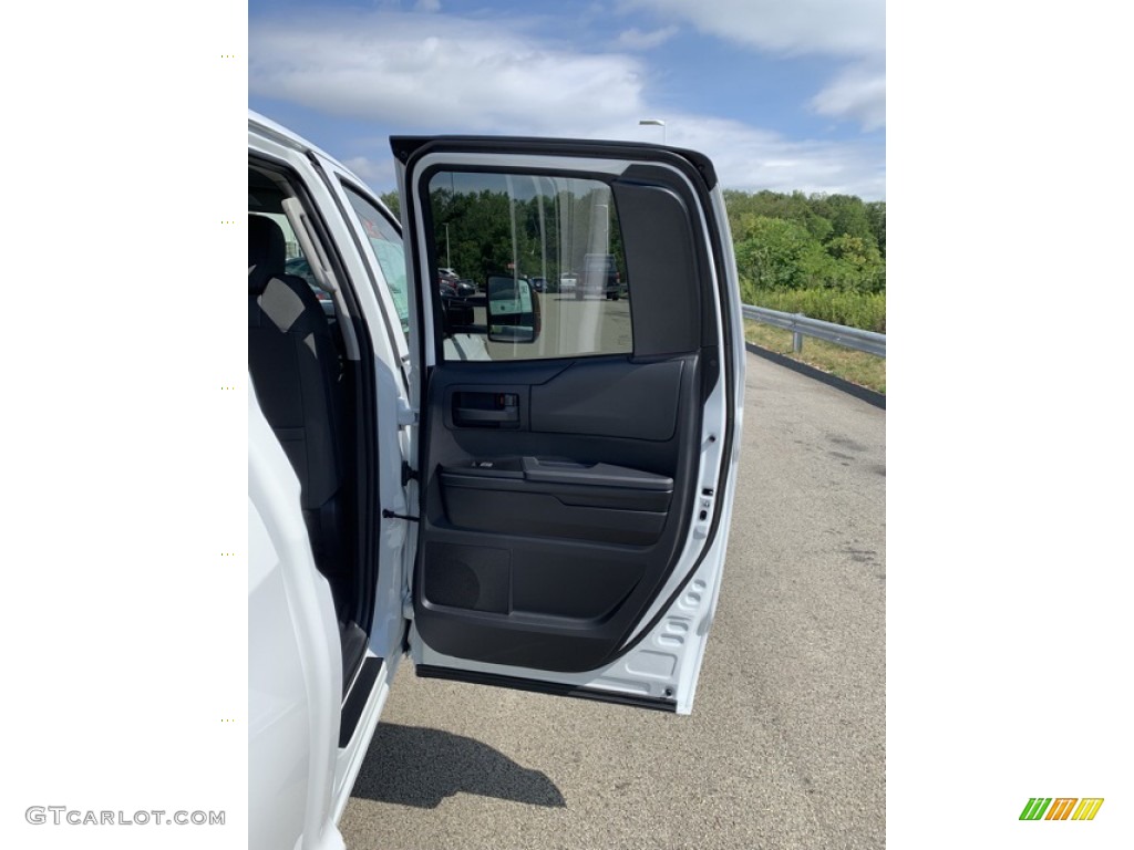 2019 Tundra SR Double Cab 4x4 - Super White / Graphite photo #22