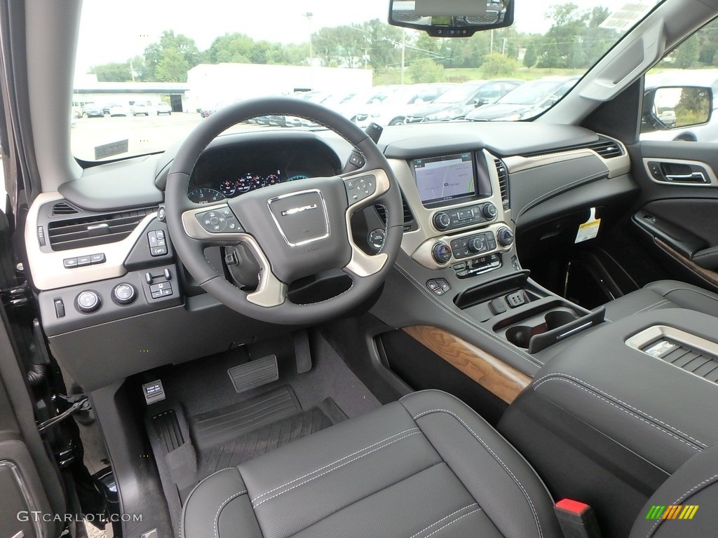 Jet Black Interior 2020 GMC Yukon Denali 4WD Photo #134993576