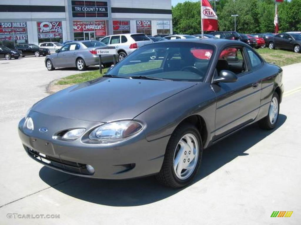 2002 Escort ZX2 Coupe - Dark Shadow Gray Metallic / Dark Gray photo #1