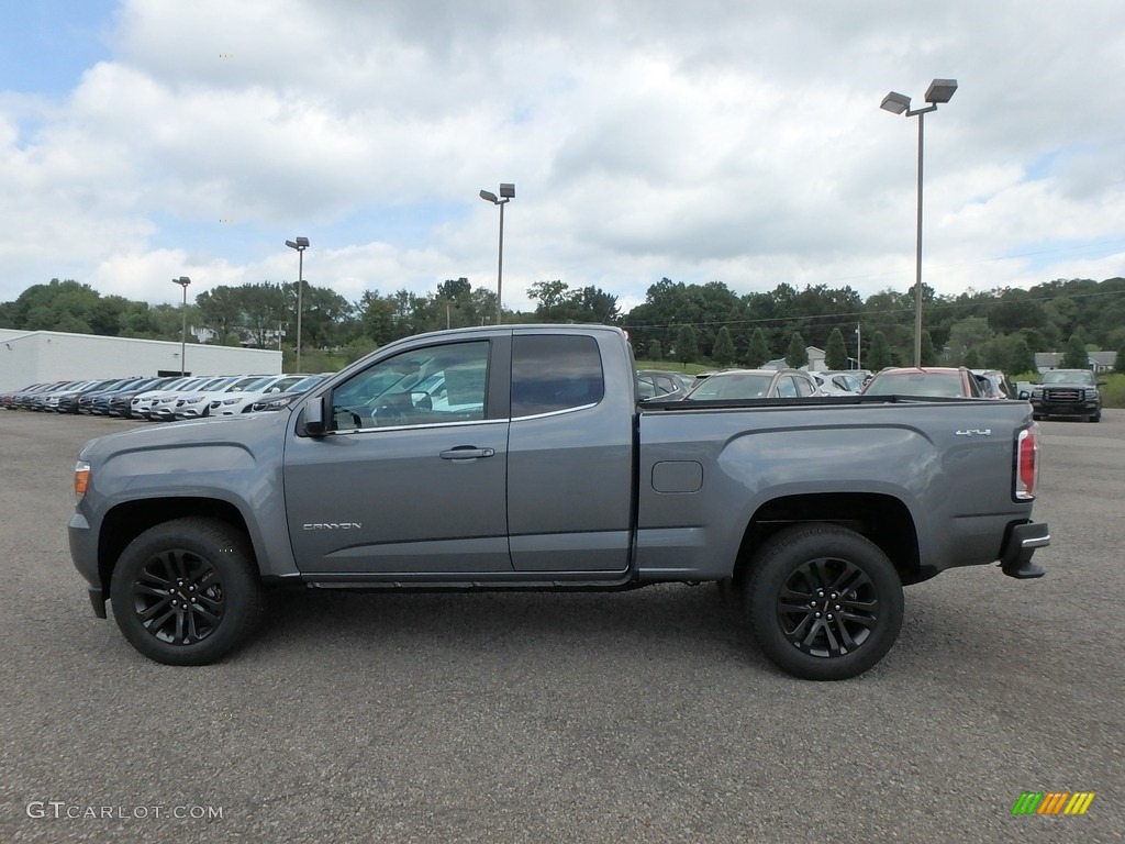Satin Steel Metallic 2020 GMC Canyon SLE Extended Cab 4WD Exterior Photo #134994155