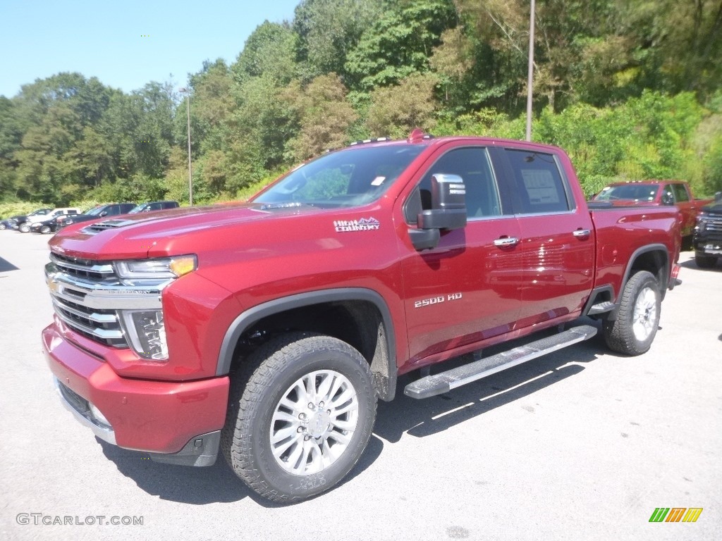 Cajun Red Tintcoat 2020 Chevrolet Silverado 2500HD High Country Crew Cab 4x4 Exterior Photo #134994632