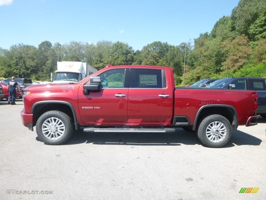 Cajun Red Tintcoat 2020 Chevrolet Silverado 2500HD High Country Crew Cab 4x4 Exterior Photo #134994644