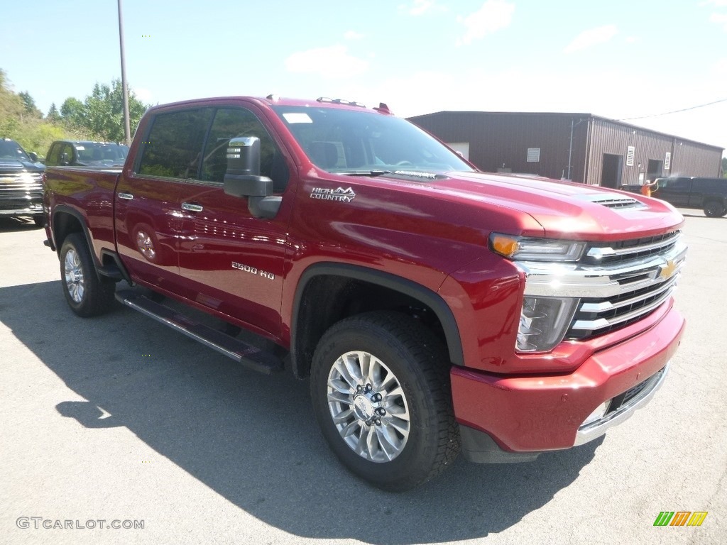 Cajun Red Tintcoat 2020 Chevrolet Silverado 2500HD High Country Crew Cab 4x4 Exterior Photo #134994683