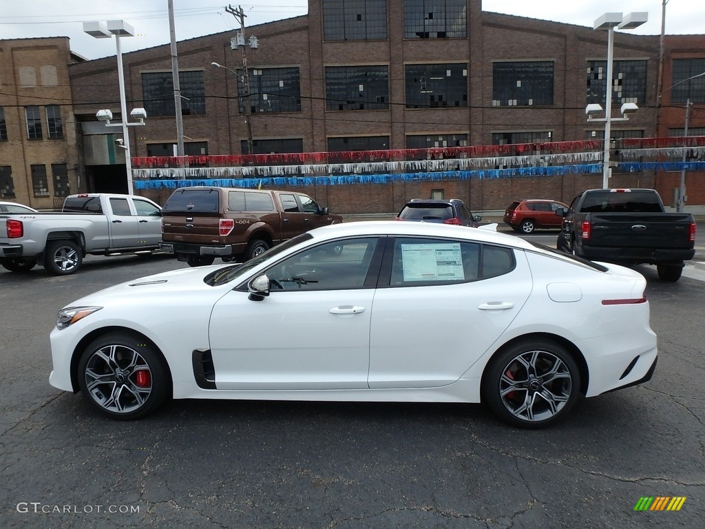 Snow White Pearl 2019 Kia Stinger GT AWD Exterior Photo #134995712