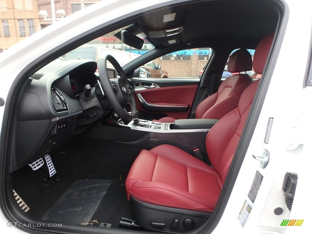 Red Interior 2019 Kia Stinger GT AWD Photo #134995790