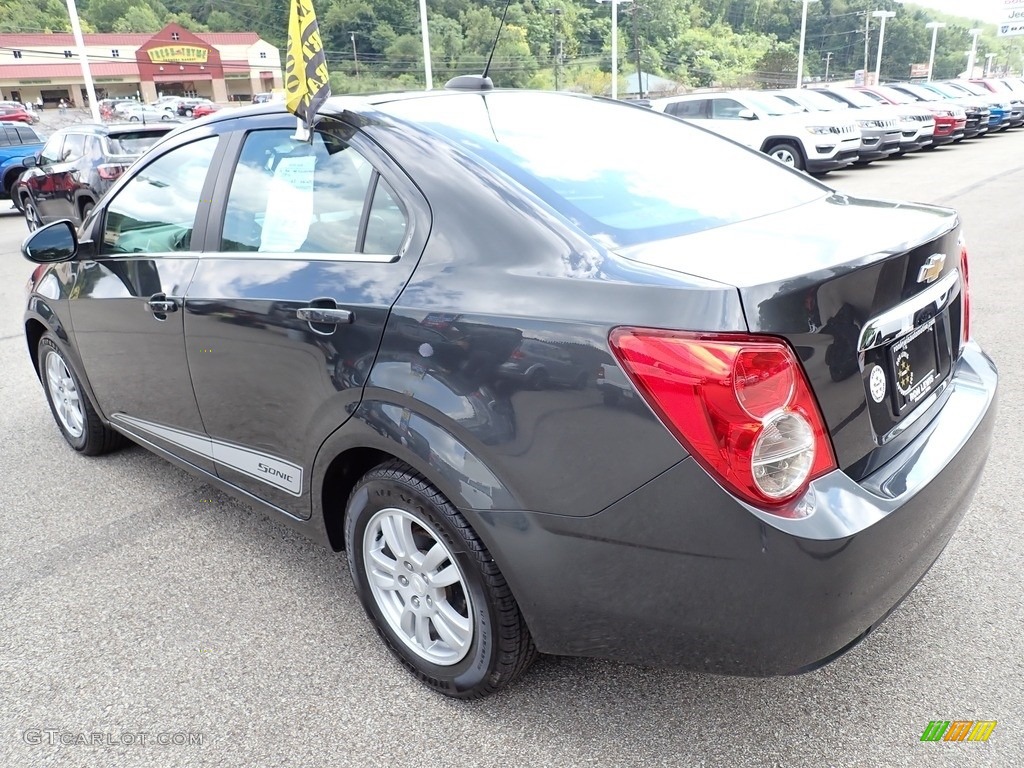 2015 Sonic LT Sedan - Ashen Gray Metallic / Jet Black/Dark Titanium photo #3