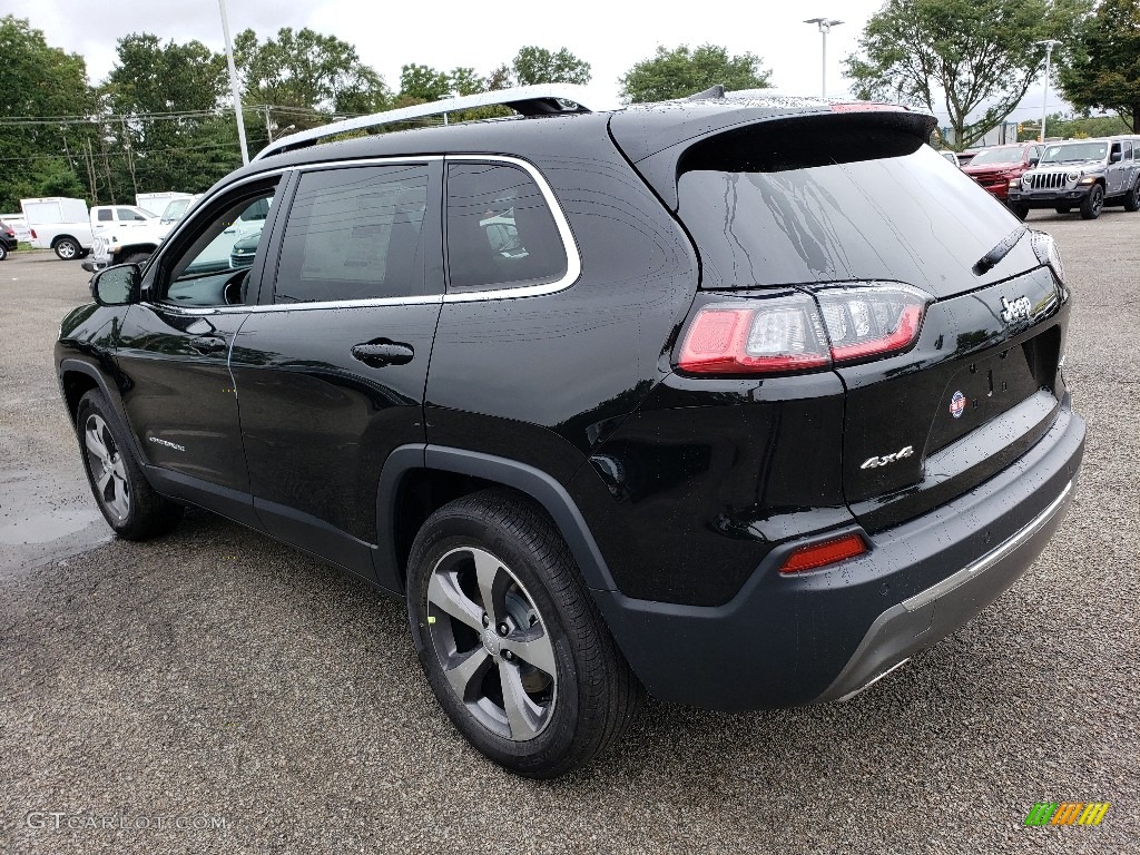 2020 Cherokee Limited 4x4 - Diamond Black Crystal Pearl / Black photo #4