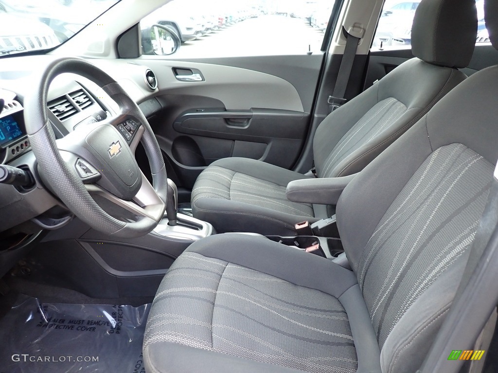 2015 Sonic LT Sedan - Ashen Gray Metallic / Jet Black/Dark Titanium photo #12
