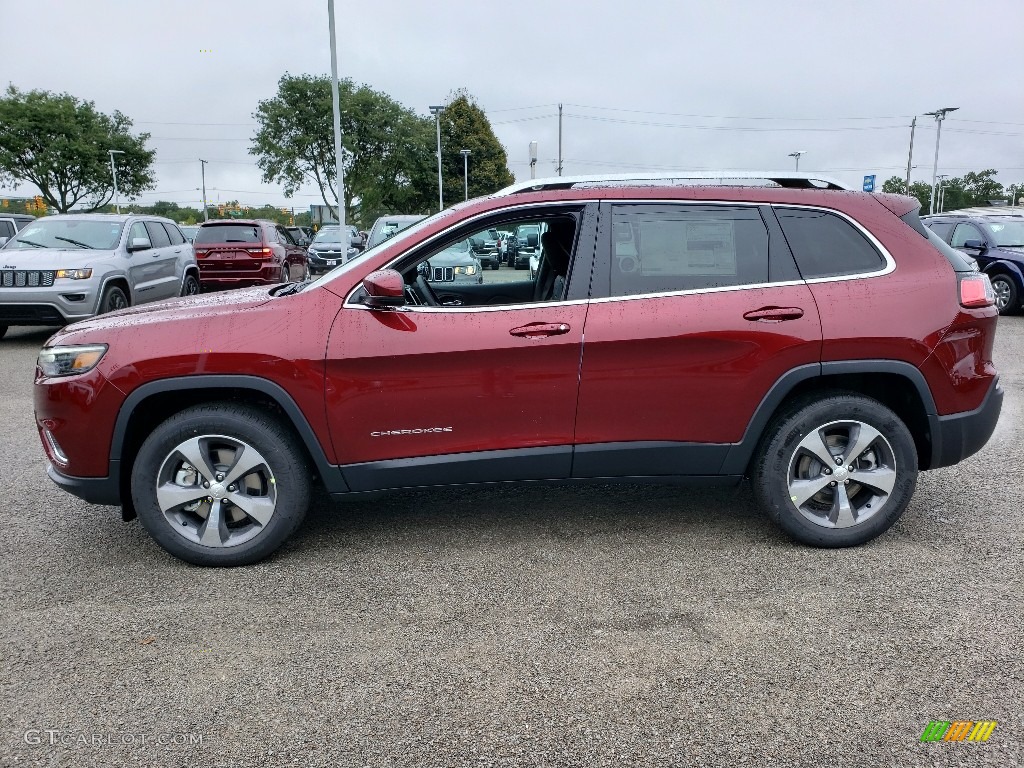 Velvet Red Pearl 2020 Jeep Cherokee Limited 4x4 Exterior Photo #134998267