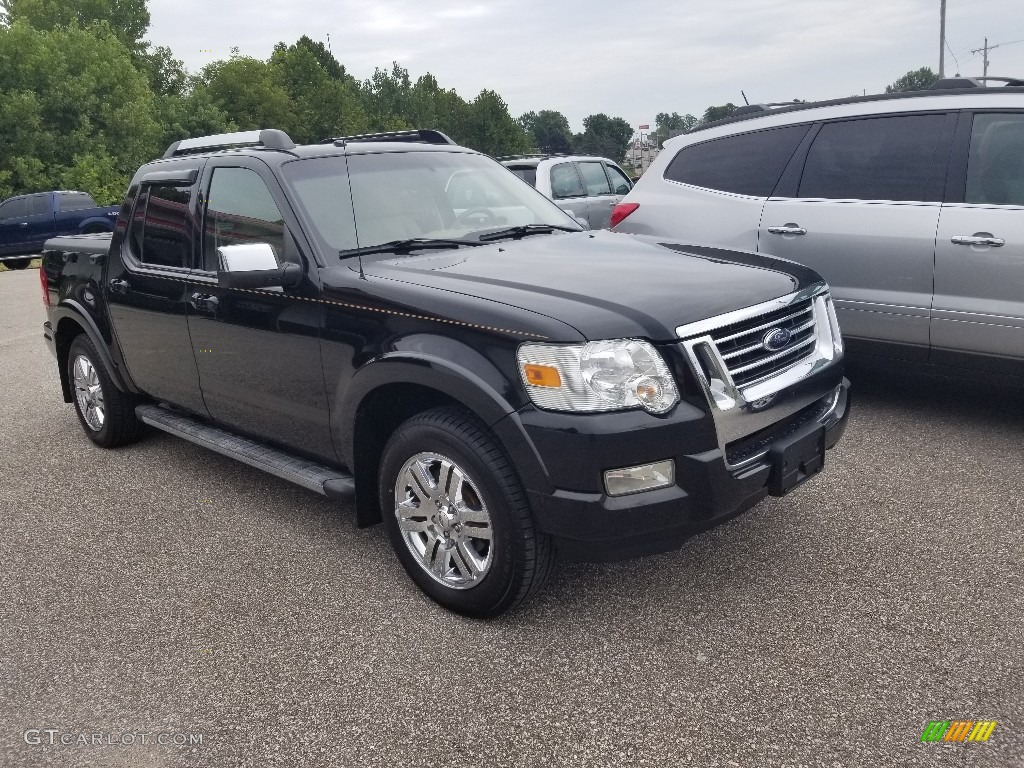 2008 Explorer Sport Trac Limited 4x4 - Black / Camel photo #2