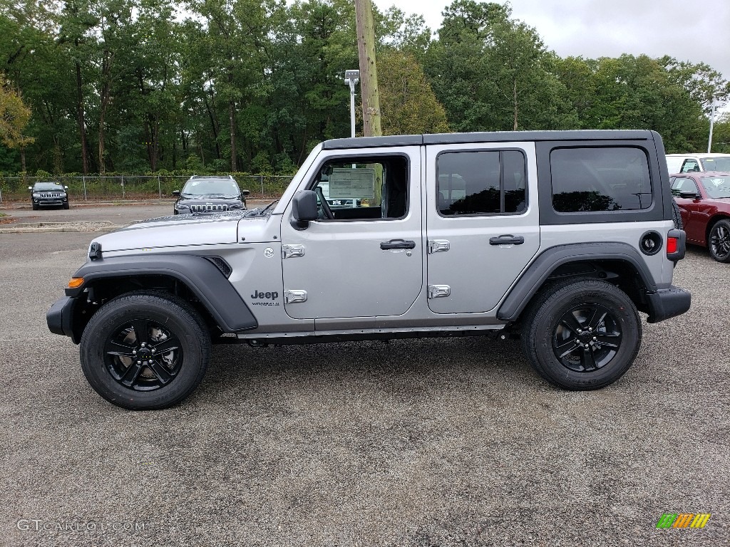 Billet Silver Metallic 2020 Jeep Wrangler Unlimited Sport 4x4 Exterior Photo #134998473