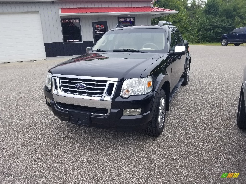 2008 Explorer Sport Trac Limited 4x4 - Black / Camel photo #4