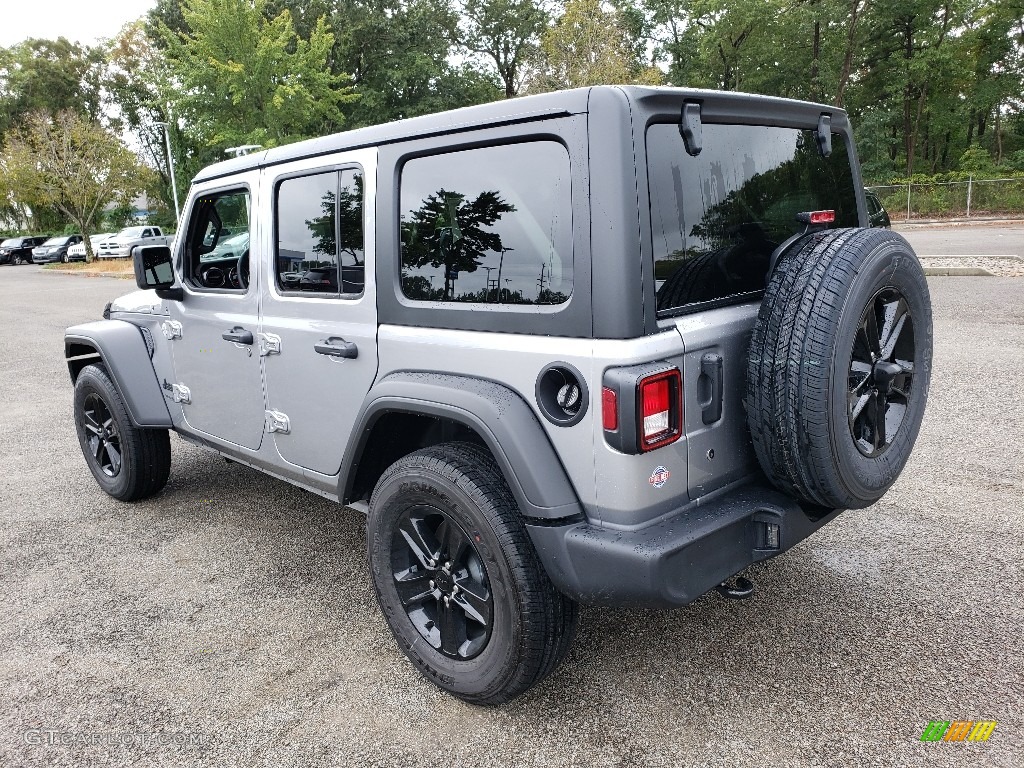 2020 Wrangler Unlimited Sport 4x4 - Billet Silver Metallic / Black photo #4