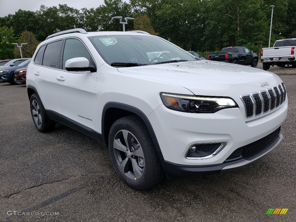 Bright White 2020 Jeep Cherokee Limited 4x4 Exterior Photo #134998624