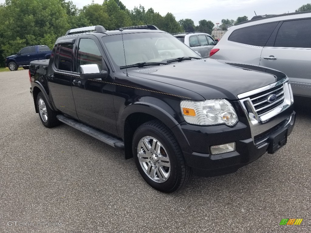 2008 Explorer Sport Trac Limited 4x4 - Black / Camel photo #29