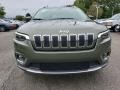 2020 Olive Green Pearl Jeep Cherokee Limited 4x4  photo #2