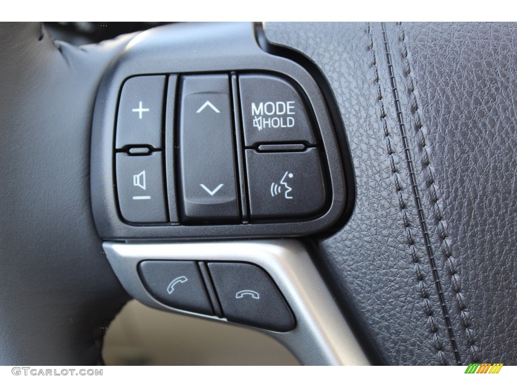 2019 Highlander XLE - Shoreline Blue Pearl / Black photo #9