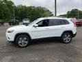 2020 Bright White Jeep Cherokee Limited 4x4  photo #3