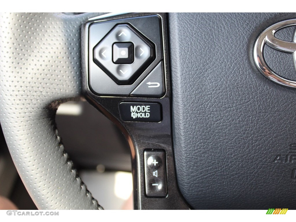 2019 Toyota 4Runner TRD Pro 4x4 Black Steering Wheel Photo #135001149