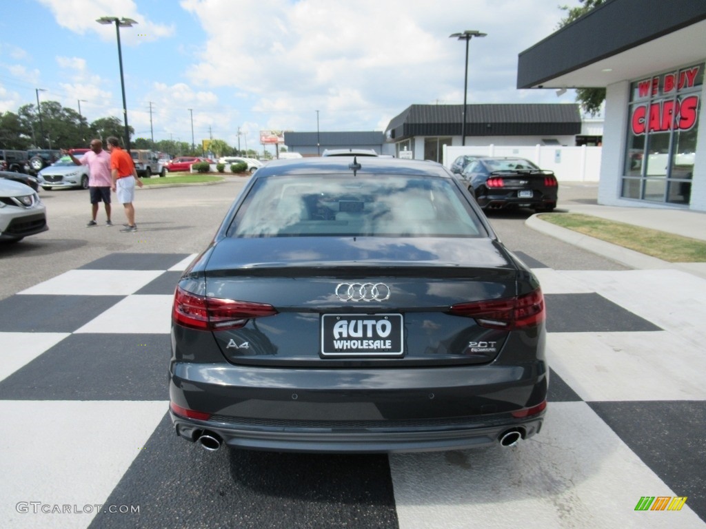 2018 A4 2.0T Prestige quattro - Manhattan Gray Metallic / Rock Gray/Gray photo #4