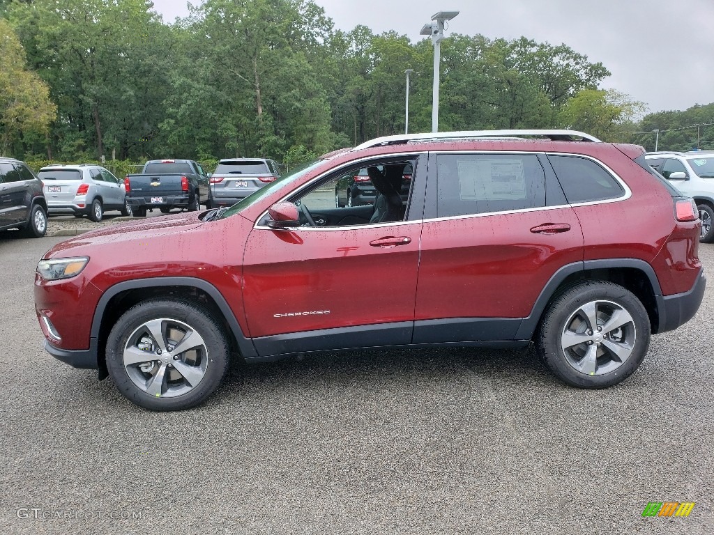 Velvet Red Pearl 2020 Jeep Cherokee Limited 4x4 Exterior Photo #135003009