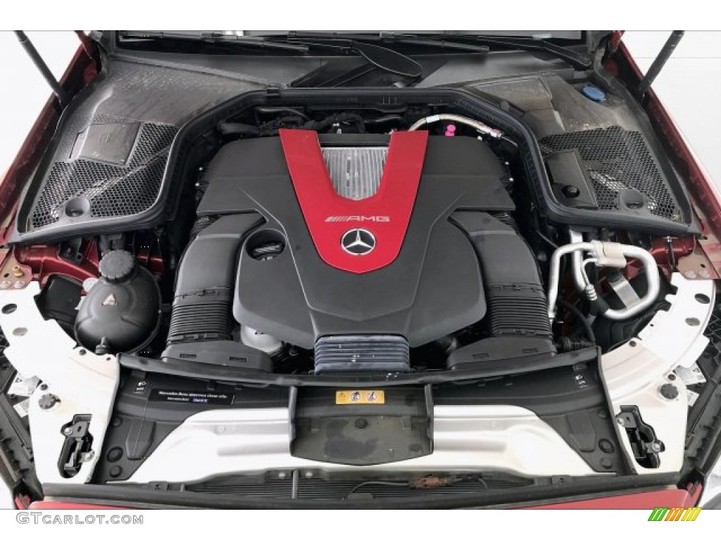 2019 C 43 AMG 4Matic Sedan - designo Cardinal Red Metallic / Black photo #8