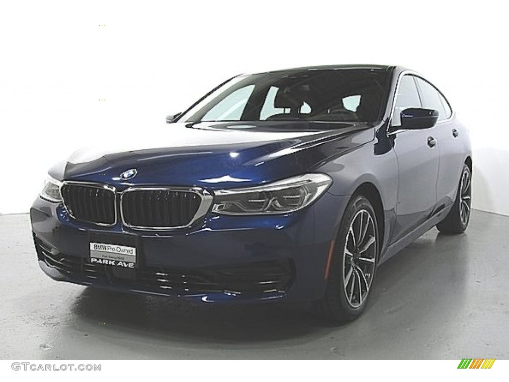 2019 6 Series 640i xDrive Gran Turismo - Mediterranean Blue Metallic / Black photo #1