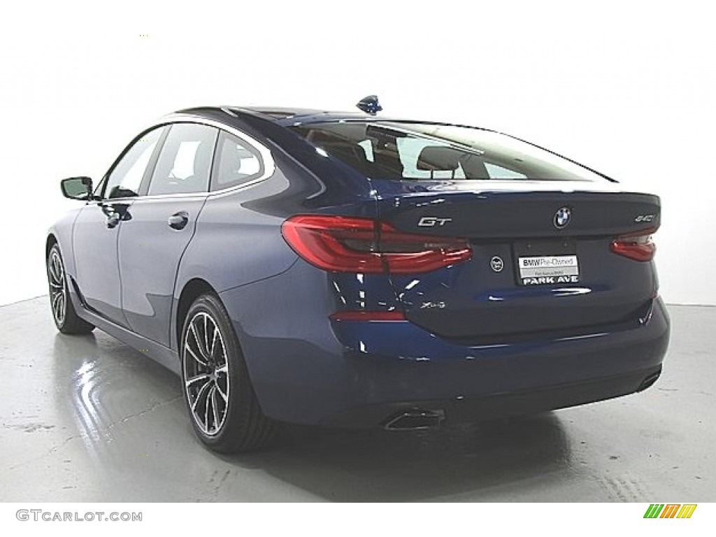 2019 6 Series 640i xDrive Gran Turismo - Mediterranean Blue Metallic / Black photo #2