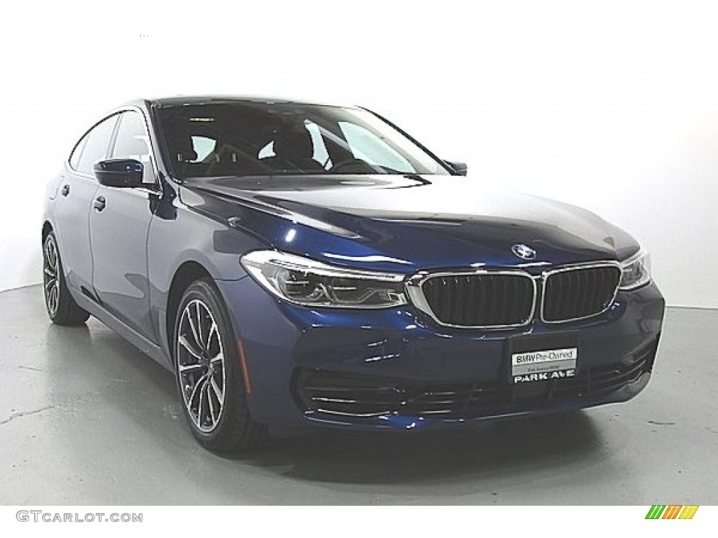 2019 6 Series 640i xDrive Gran Turismo - Mediterranean Blue Metallic / Black photo #5