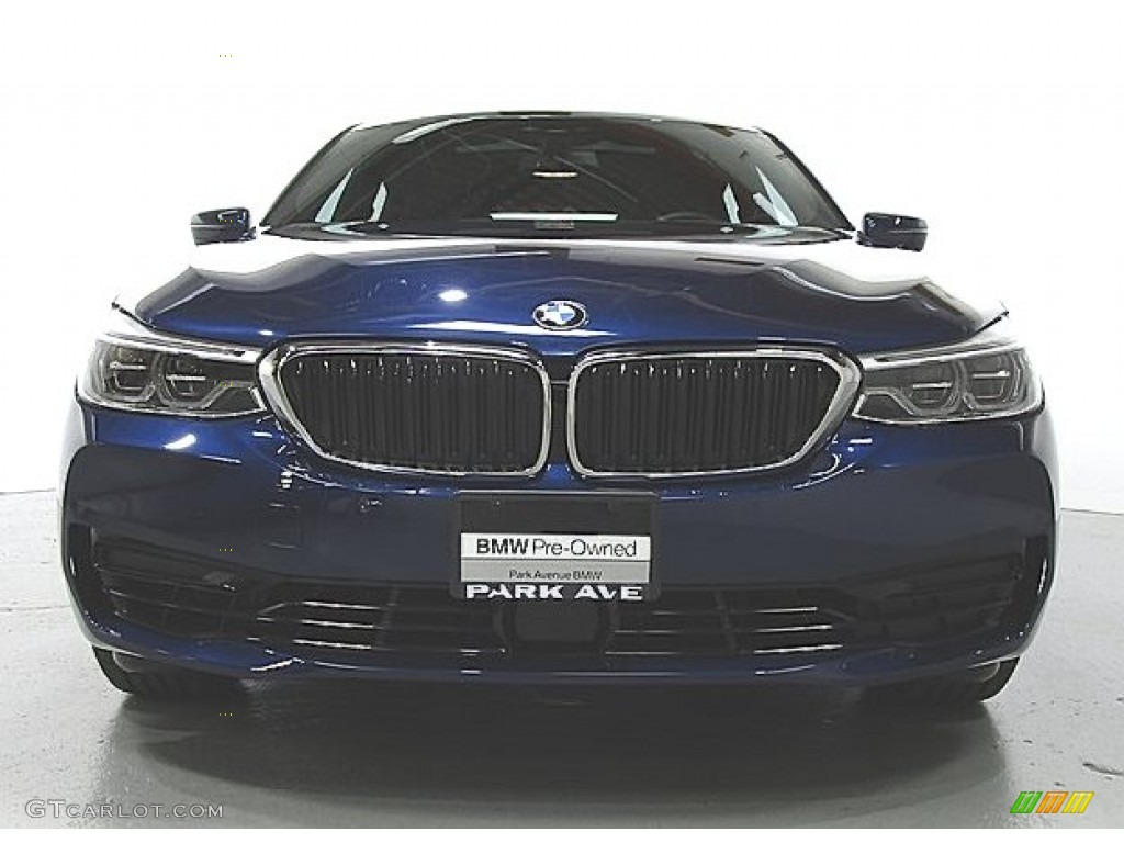2019 6 Series 640i xDrive Gran Turismo - Mediterranean Blue Metallic / Black photo #6