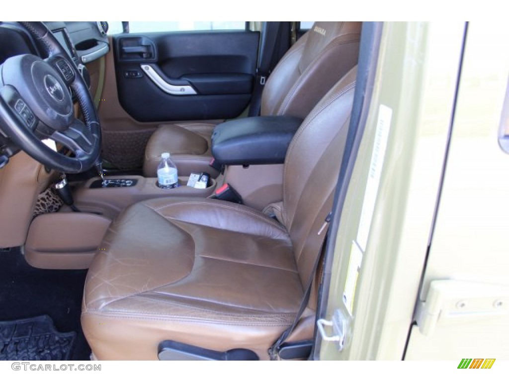 2013 Wrangler Unlimited Sahara 4x4 - Commando Green / Black/Dark Saddle photo #15