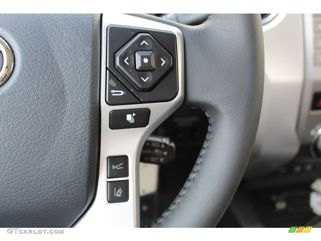 2020 Toyota Tundra TSS Off Road CrewMax Graphite Steering Wheel Photo #135006567