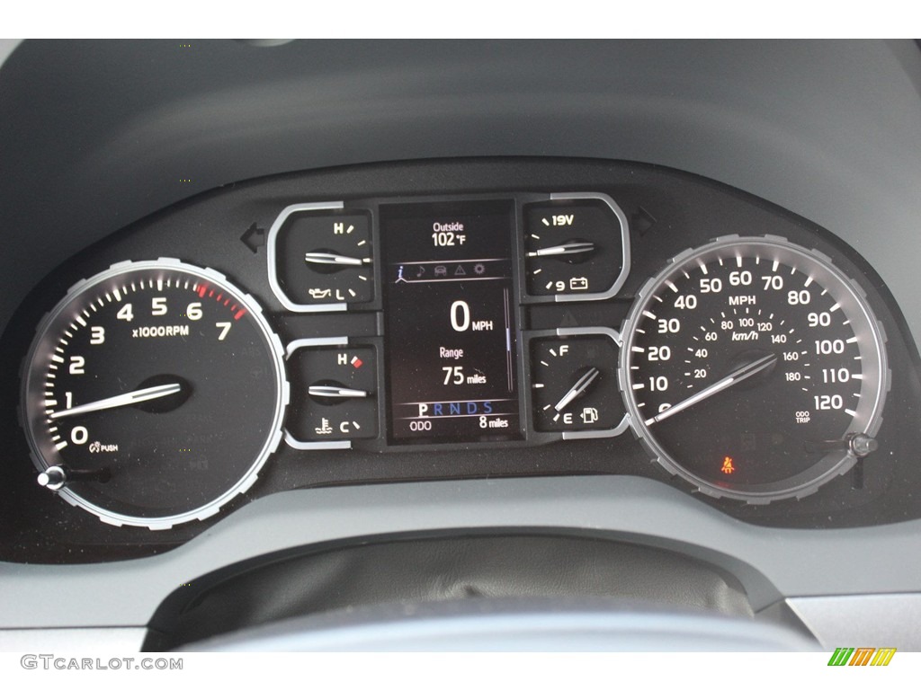 2020 Toyota Tundra TSS Off Road Double Cab Gauges Photo #135006909