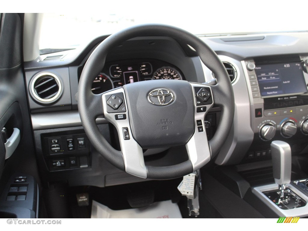 2020 Toyota Tundra TSS Off Road Double Cab Graphite Steering Wheel Photo #135007020