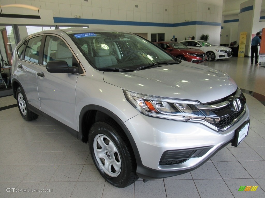 2016 CR-V LX AWD - Alabaster Silver Metallic / Black photo #3