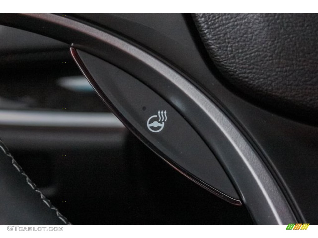 2020 Acura RLX Sport Hybrid SH-AWD Ebony Steering Wheel Photo #135011593
