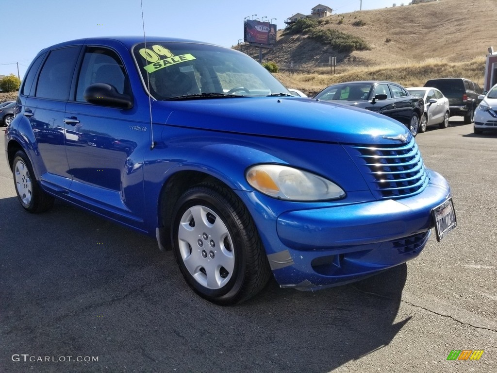 2004 PT Cruiser  - Electric Blue Pearlcoat / Taupe/Pearl Beige photo #1
